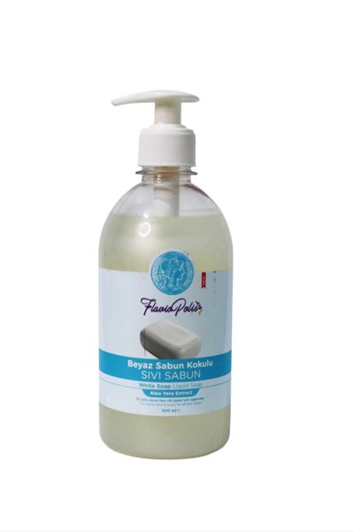 FLAVİOPOLİS صابون سائل أبيض معطر بخلاصة الألوفيرا 500 مل
