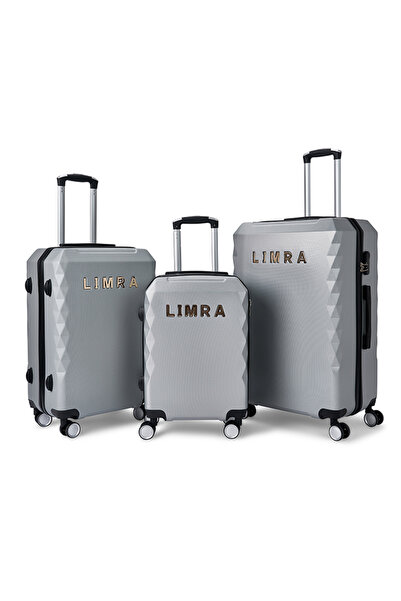 LİMRA طقم شنط سفر مكون من 3 حقائب أمتعة لون