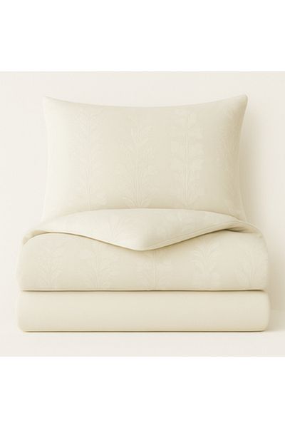 Pazar Home Bedding مفرش نفر ونص جاكار من ٤ قطع- بازار هوم كروسيل بحشوة ثابتة
