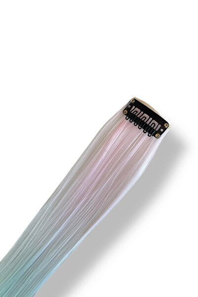 TAKIŞTIR Single Side Hairpiece with Colorful Snap Fastener (50 cm)