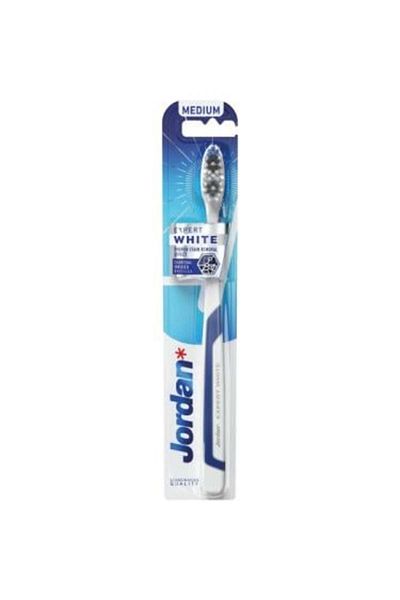 JORDAN - Shiny Medium Toothbrush, White