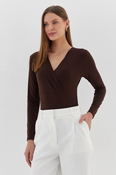 Shopping Shop Μπλούζα με κουμπωτά ΚΑΦΕ