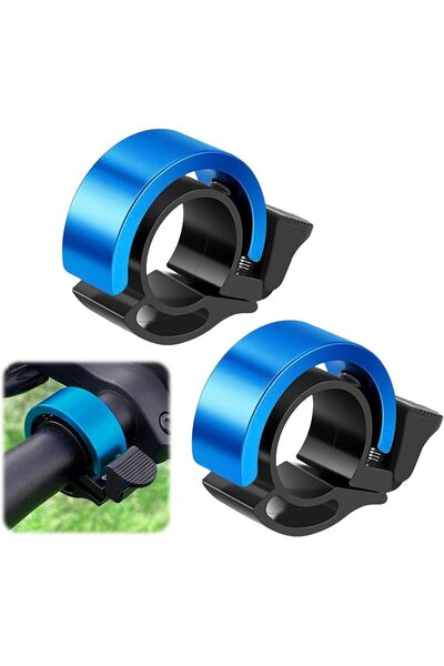 Streak Bisiklet Gidon Zil Alüminyum Plastik Halka Korna İkaz Zili Su Geçirmez...