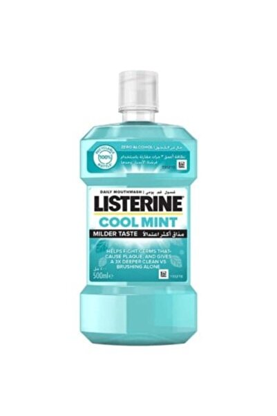 Listerine Cool Mint Mouthwash 500ml (666175) --- ليسترين غسول للفم كول نعناع 500مل