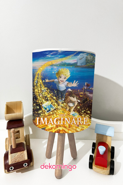 dekomingo عاكس الضوء لسطح المكتب لغرفة الأطفال بتصميم شخصيات من إيماجيران