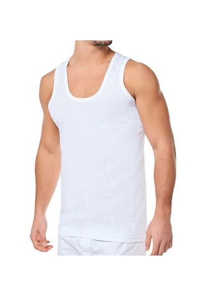daniel milano 6-Piece Men's Combed Cotton Oversize Classic Tank Top