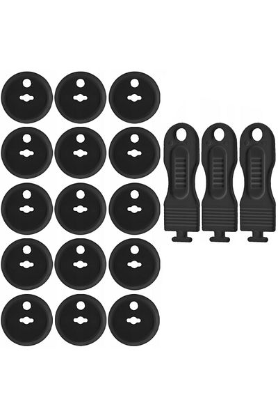 zola Fuse set, for sockets, 15 pieces, 3 keys, black