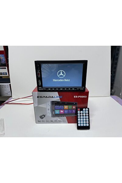 ESPADA ES-P5003 7" DABIL TEYP BLUETOOTH ÇİFT USB SD AUX TYPE-C AMFİ ÇIKIŞI KA...