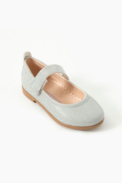 Via Bambino Girl Shoes B-180 Silver