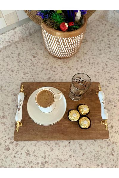 SAMMWOOD Natural Wooden Tray, Presentation Tray, Presentation Bowl