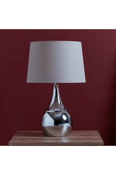 rexa مصباح طاولة Ant Arc فضي 33 × 50 سم