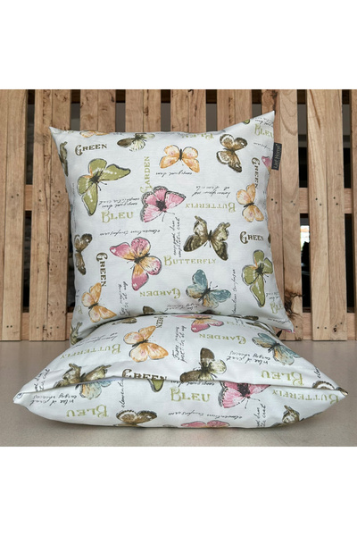 Lief Home 2 Πακέτα Διακοσμητική Μαξιλαροθήκη με φερμουάρ - 40x40 cm