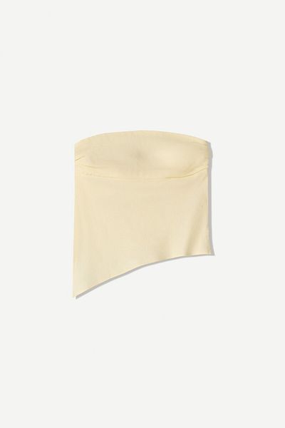 Bershka Linen blend bandeau top