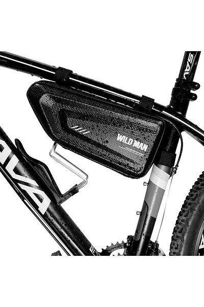 REDz Accessories Bike Pannier Bag, 1.5L, Waterproof, 4"-7", Wildman E4, Black