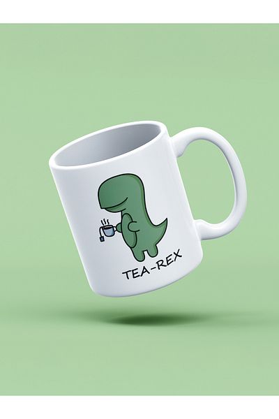 daystore Tea Rex Printed Mug