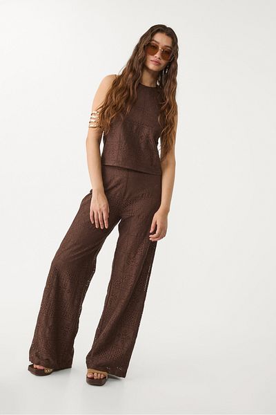 Stradivarius Embroidered Trousers Adha