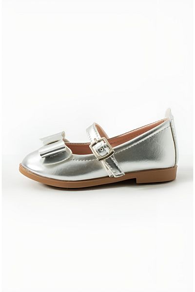 Via Bambino Girl Shoes B-190 Silver