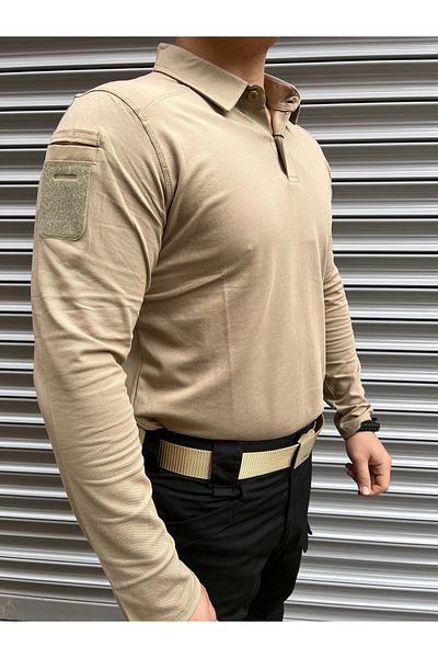 NkyÜniforma NKYStore Tricou polo tactic cu mânecă lungă – Buzunar pe mânecă, țesătură respirabilă (S-3XL)