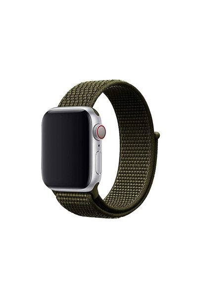 REDz Accessories Sport Strap, Compatible With Apple Watch, Textile, Army - 44/45/46/49 Mm