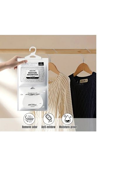 Generic Pack of 5 Moisture Absorbing&Odor Eliminating Bags,Multi-Purpose,Suitable4Closets,Bedrooms,Cars