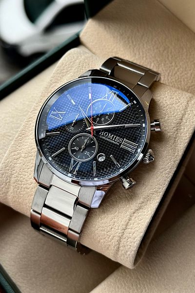 Homies Men's Wristwatch Watch with Gift Box and Bracelet Gift All Functions Works.Hmmys18