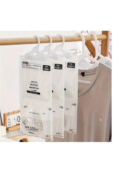 Generic Pack of 5 Moisture Absorbing&Odor Eliminating Bags,Multi-Purpose,Suitable4Closets,Bedrooms,Cars