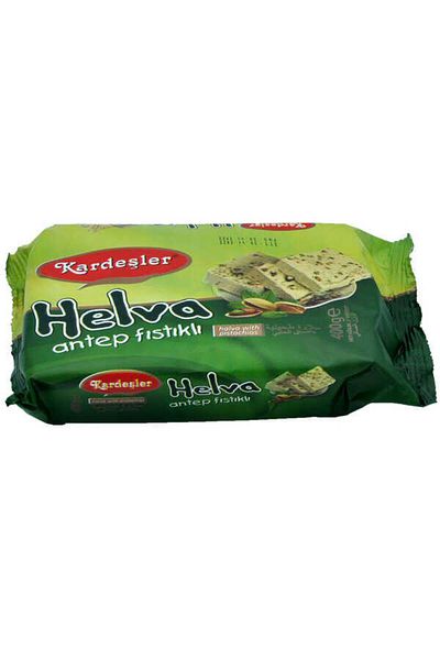 Kardeşler Şekerleme 12 Brothers Tahini Halva with Pistachios - 400 g