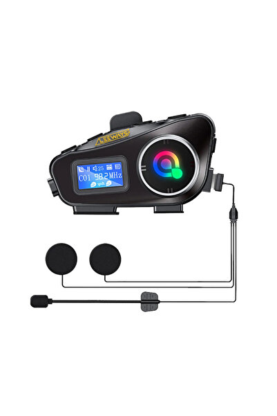 leeways Q58 Max Kask Kulaklık interkom + Motosiklet Telefon Tutacağı