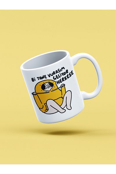 daystore My Knock Is Coming Printed Mug in Glass