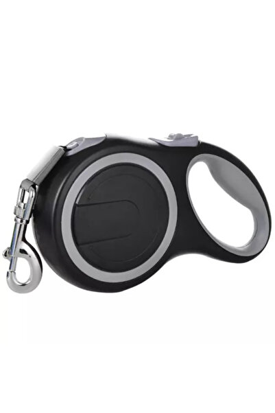 zola Αυτόματο λουρί σκύλου, 5 m, μέγιστο 15 kg, ανακλαστικό, εργονομική λαβή, μαύρο