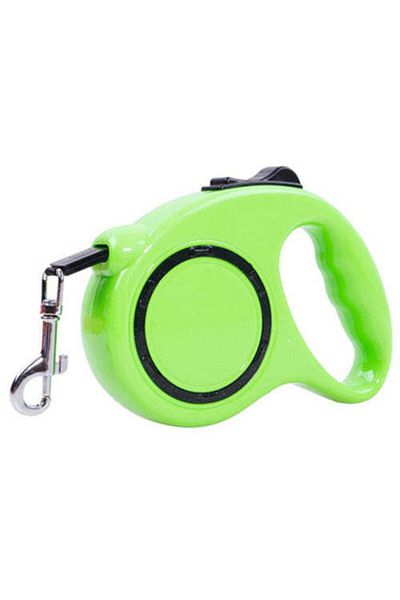 zola Mechanical dog leash, maximum weight 15 kg, 5m, green