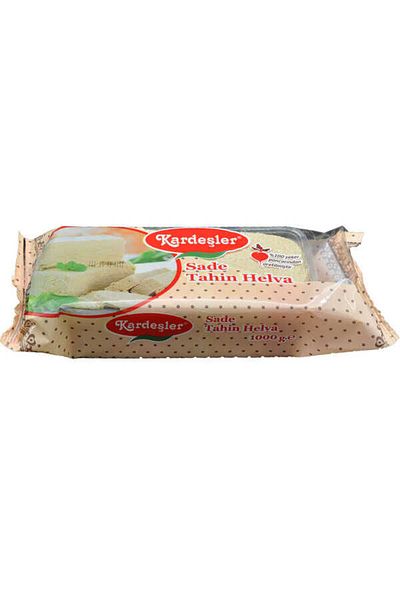 Kardeşler Şekerleme 1 kg X 6 Pieces Brothers Plain Tahini Halva