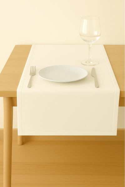 Luvora Home Runner dreptunghiular texturat din catifea seria Luna - crem