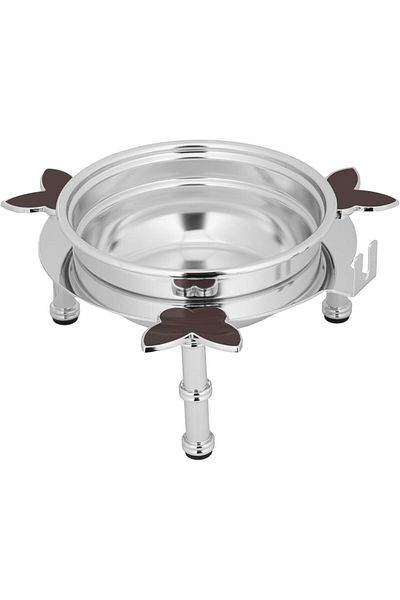 ALSAIF Rqah Circular Dates Bowl With A Lid Is Of Unique Quality And High Durability, Nickel
