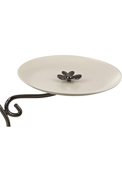 ALSAIF 3-tier Candy Holder, Black/white, Plastic, Round