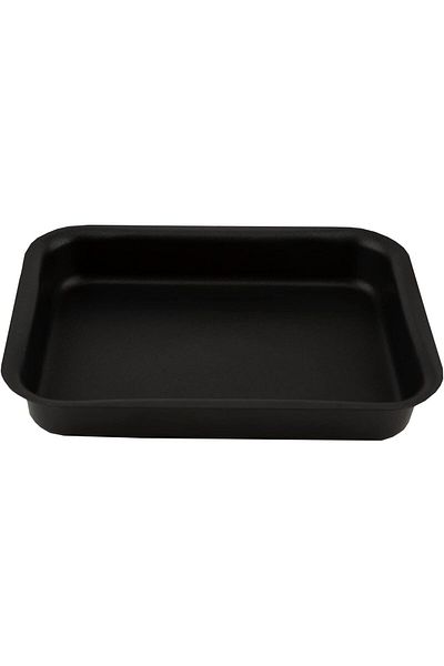 ALSAIF Vetro Rectangle Pan Non Stick (COATING INTERIOR) Size: 45x31cm Color: Black K797009/45/bk