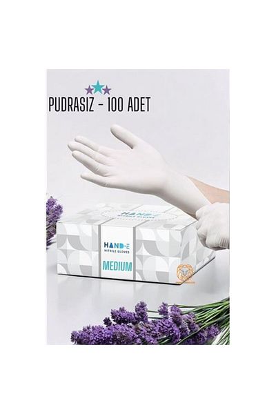 Skygo Hairdresser Glove Beauty Salon Barber Tattoo Glove Medium White 100 Pcs