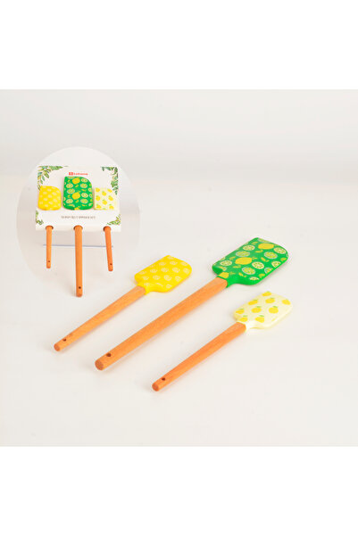Tohana Silıkon Üçlü Spatula Seti