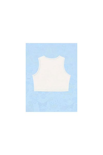 npLStore Children's Kuromi Printed Sleeveless Crop T-Shirt