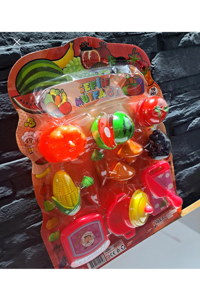 ERTOYS STORE 19 PARÇA 33X40CM KESME TABLA OCAK TENCERE BIÇAK MEYVE KESİLEN ME...