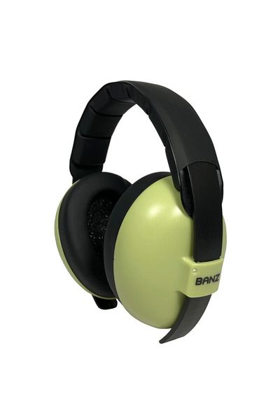 Banz Earmuffs For Babies And Children, , Bubzee, 3-36 Months, Pale Green, Baby Hearing Protection