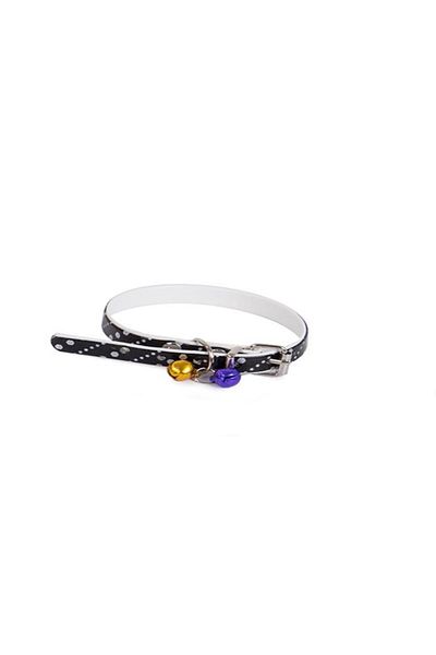 zola Dog collar, with bells, adjustable, 30x1 cm, black