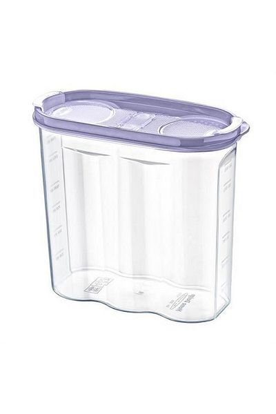 tedaks 2 Lids Scale Food Dry Food Storage Box Container - 1.7 Liter - SA935
