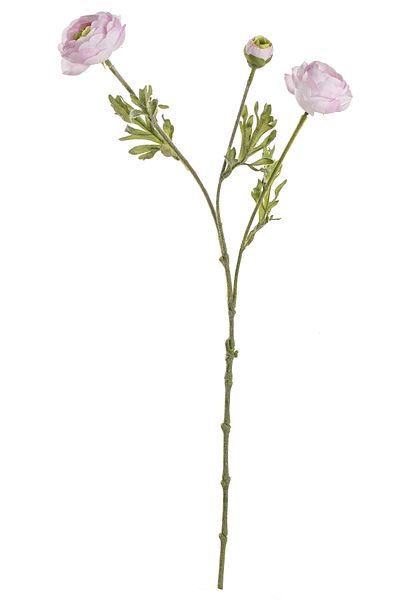 Bizzotto Ranunculus Artificial 3 Flori Roz Pudrat 60h