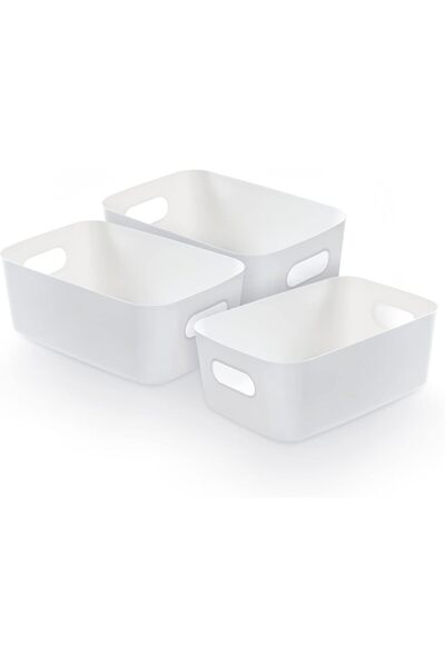 COOYA 3 PCS Storage Box , For organizing things,used in kitchens,homes,offices,closets,children's rooms