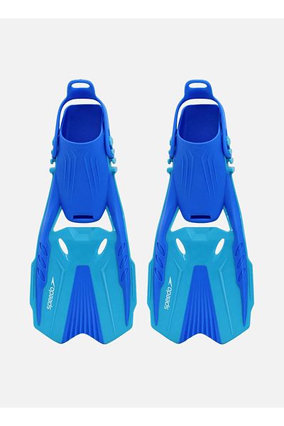 SPEEDO Children's Blue Speedo Ju Travel Fins Foot Flippers Sol25003F-Rlpl