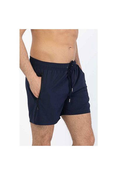 Miami Beach Ανδρικό μαγιό πισίνας Navy Blue Water Repellent