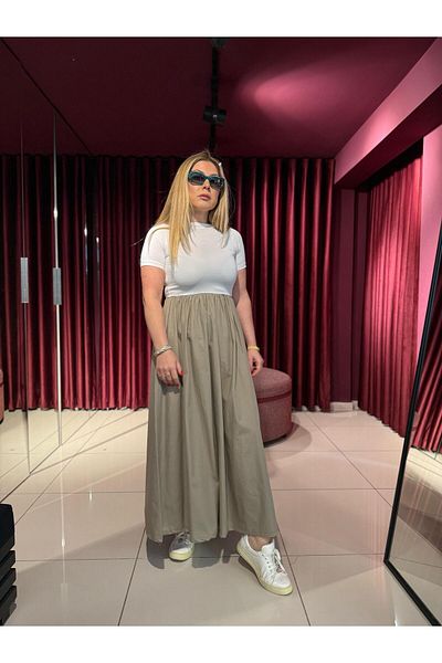 Hotfashion 203090   فستان فيوجن أخضر