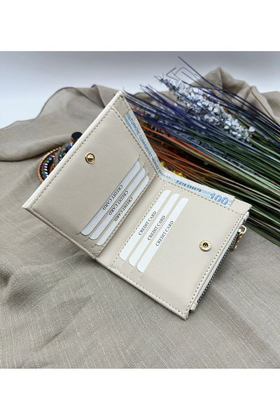 Womancraft Γυναικείο πορτοφόλι Santos με θήκες για χαρτί και νομίσματα
