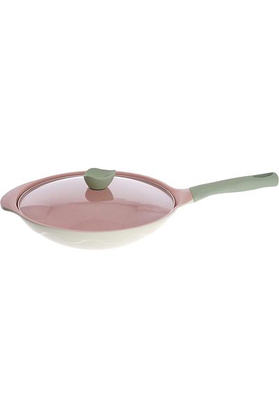 ALSAIF Nonstick Aluminum Fry Pan Alvita By Amercook, Size: 32 Cm, Green